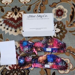 Blue Sky Fireworks Patterned Women's Hat